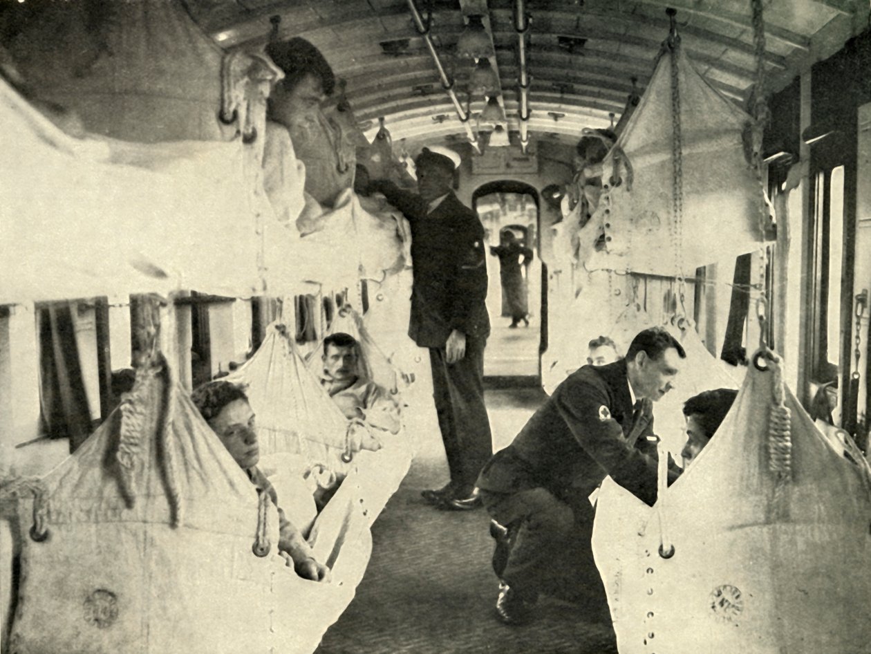 Röda Korsetåget, 1919. av Unbekannt