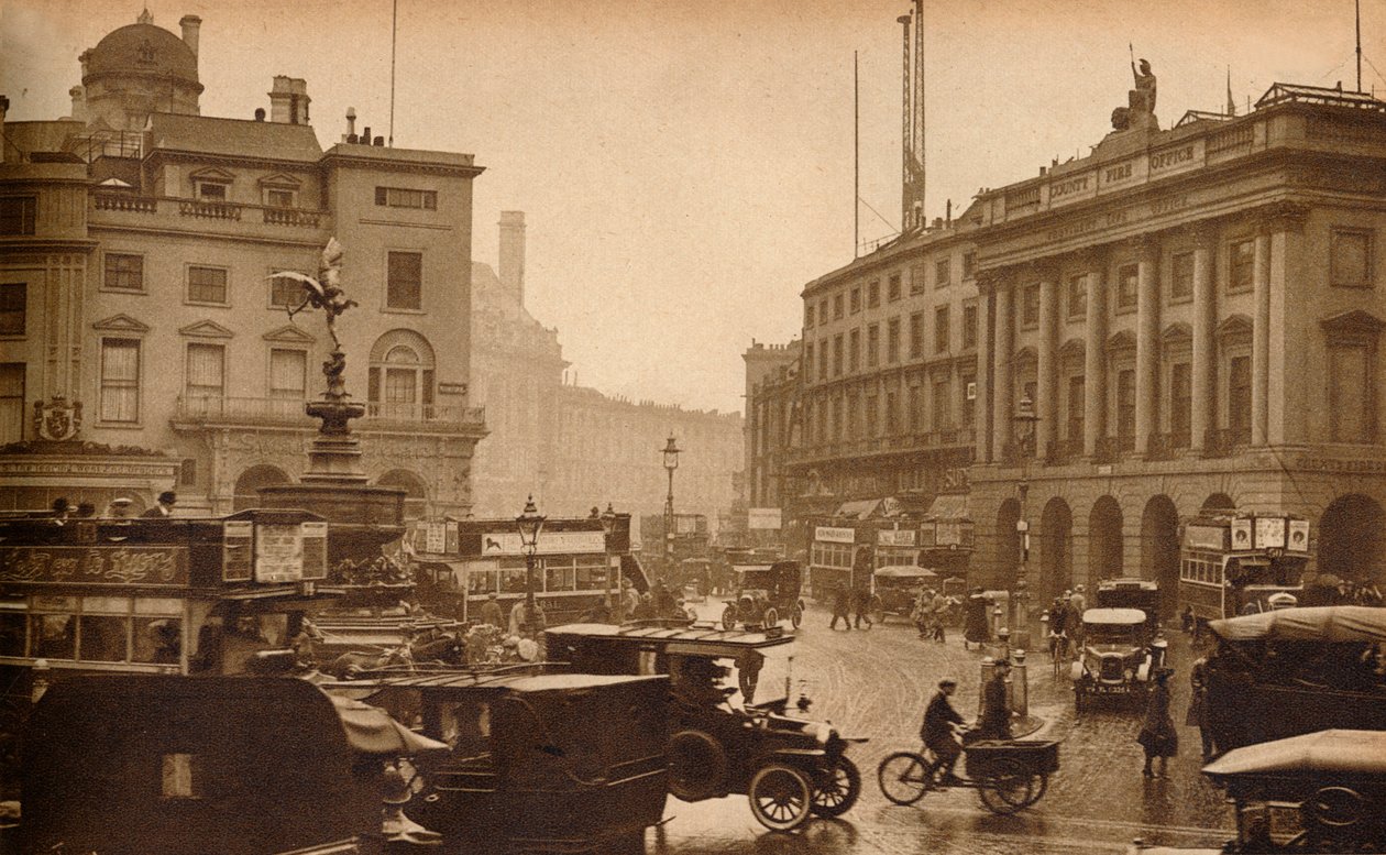 Regent Street, London, England, sett från Piccadilly Circus, 1923, 1938 av Unbekannt