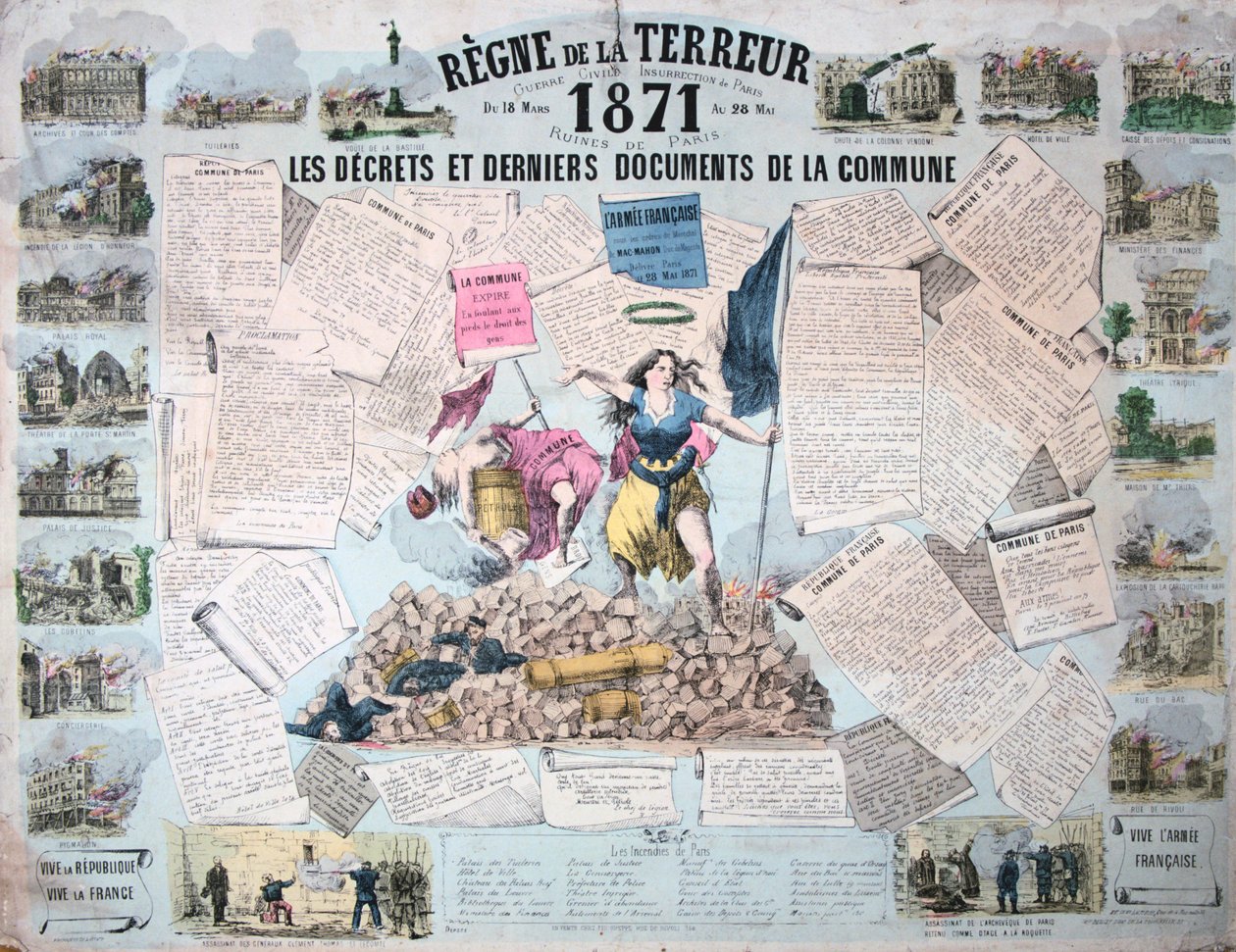 Reign of Terror, Paris kommun, 1871 av Unbekannt