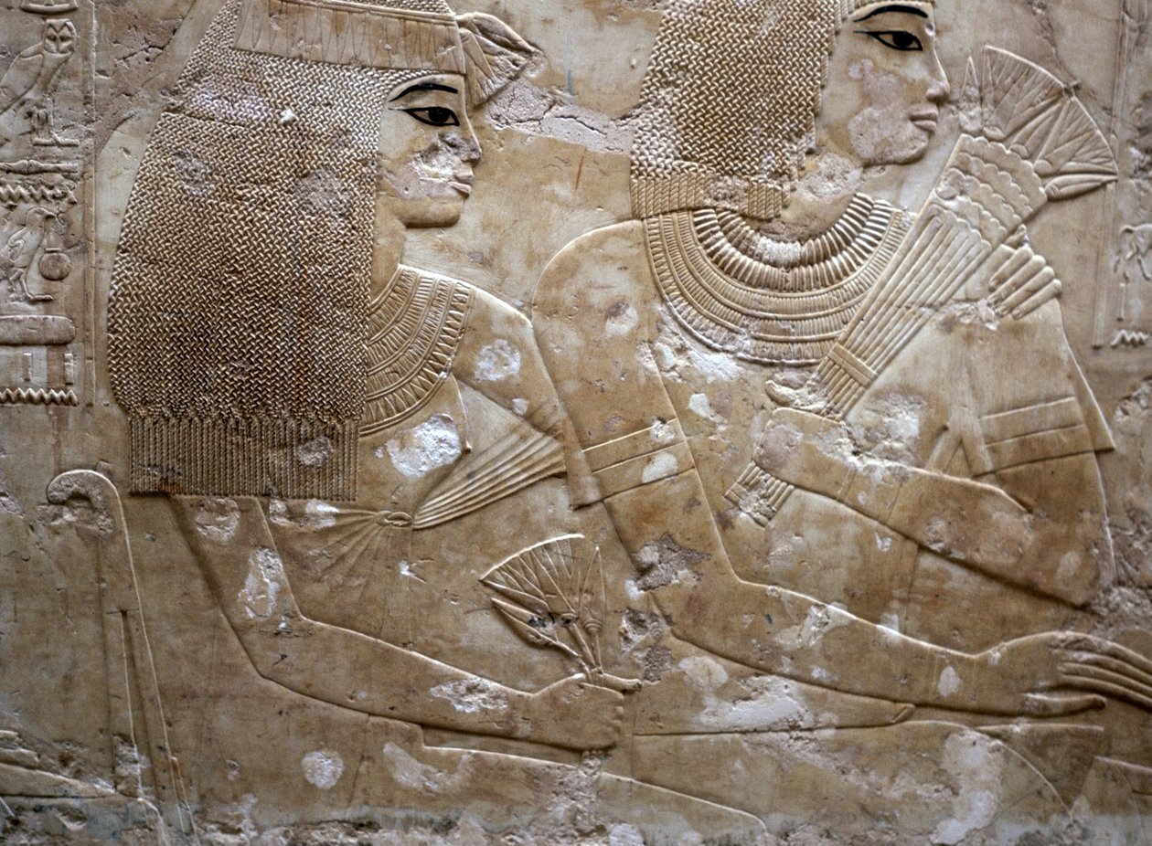 Relief från Ramoses grav, Luxor, Egypten, 1300-talet f.Kr av Unbekannt