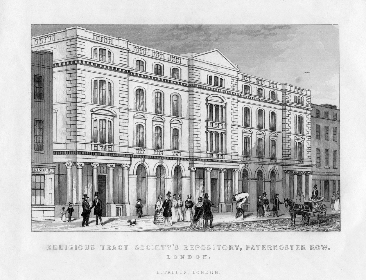 Religious Tract Societys Repository, Paternoster Row, London, 1800-talet av Unbekannt