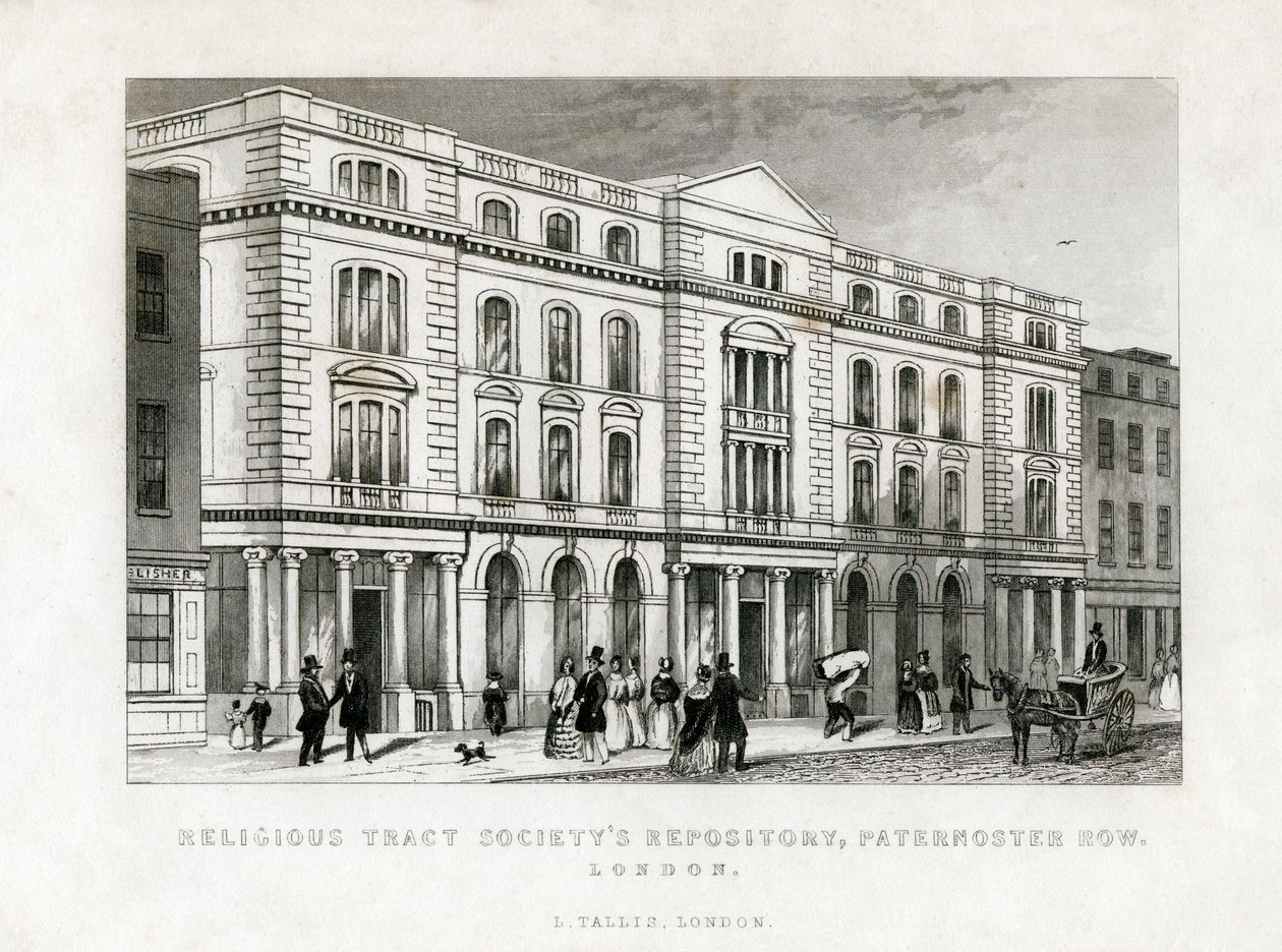 Religious Tract Societys Repository, Paternoster Row, London, 1800-talet av Unbekannt