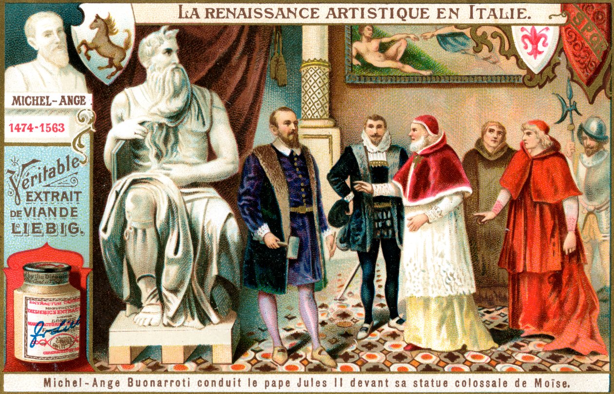 Renässanskonst i Italien: Michelangelo, c1900 av Unbekannt