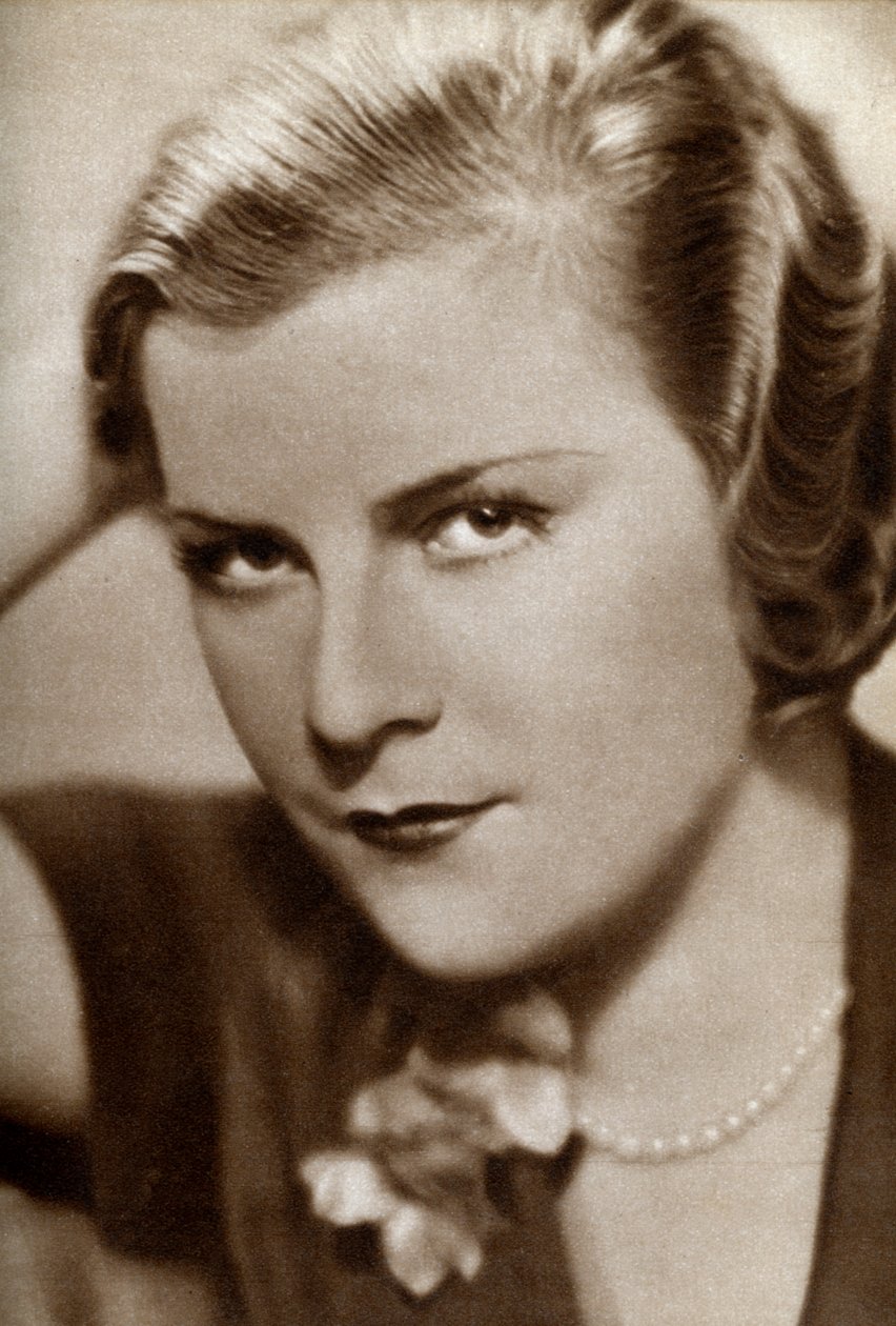 Renate Müller, tysk skådespelerska, 1933 av Unbekannt