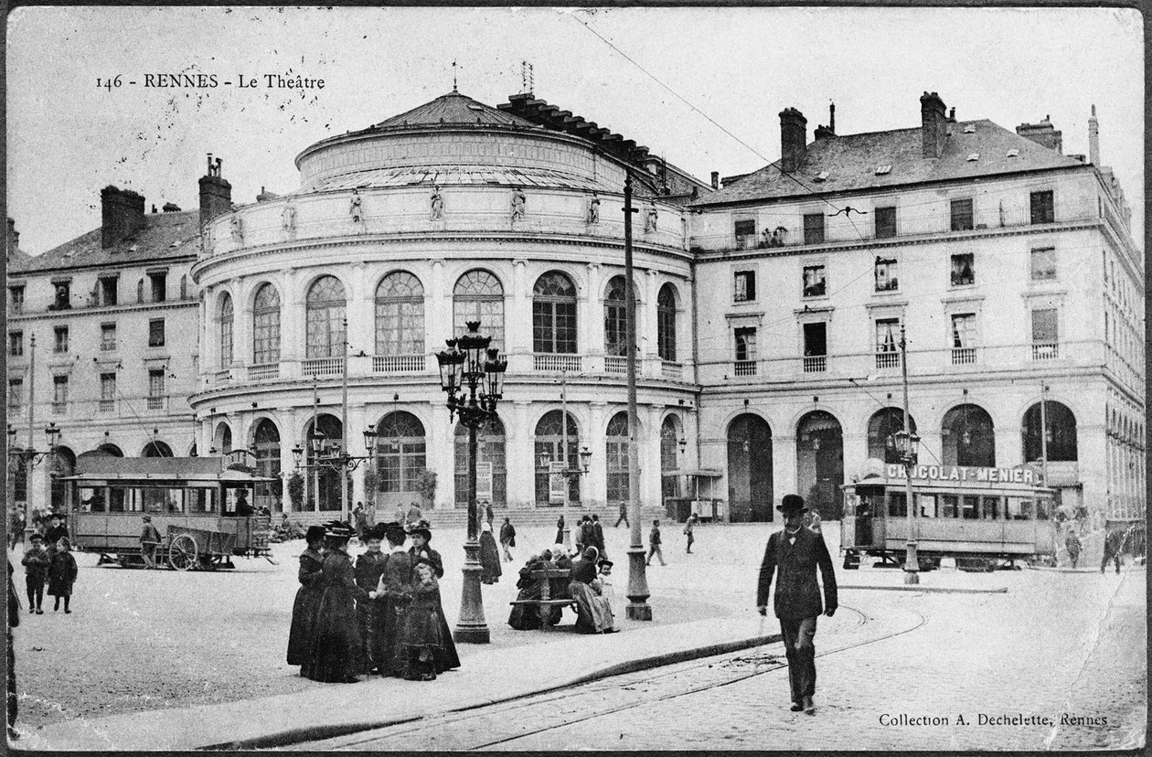 Rennes. Teater, 1900-1910-tal. av Unbekannt