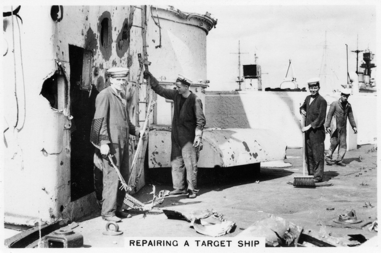 Reparation av ett målfartyg, 1937 av Unbekannt