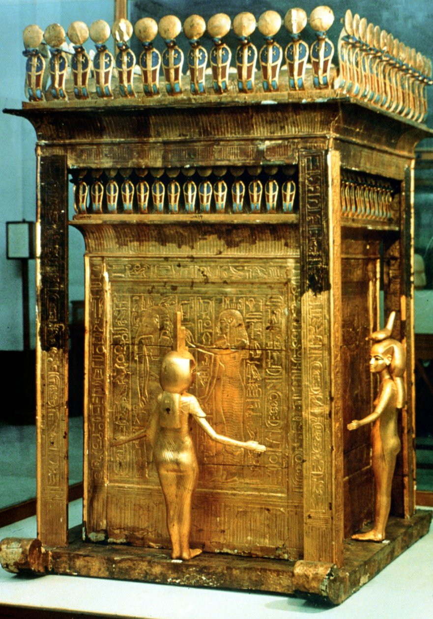 Replik av tältkista från Tutankhamons grav, Egypten av Unbekannt