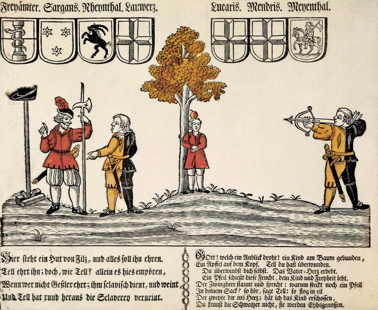 Representation av Guillaume Tell av Unbekannt