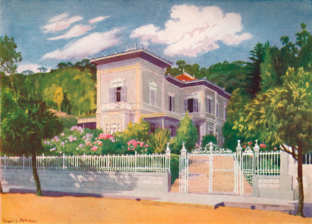 Joseph Walkers bostad, Petropolis, 1914 av Unbekannt