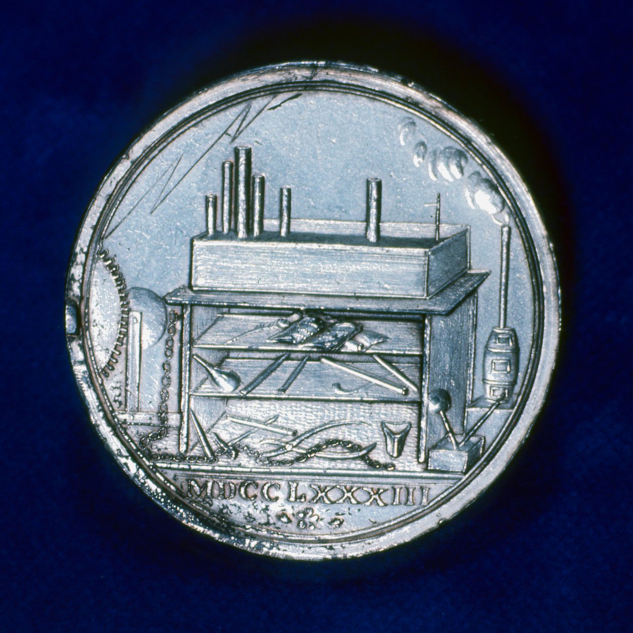 Baksidan av minnesmedalj för Joseph Priestley, engelsk kemist, 1803 av Unbekannt