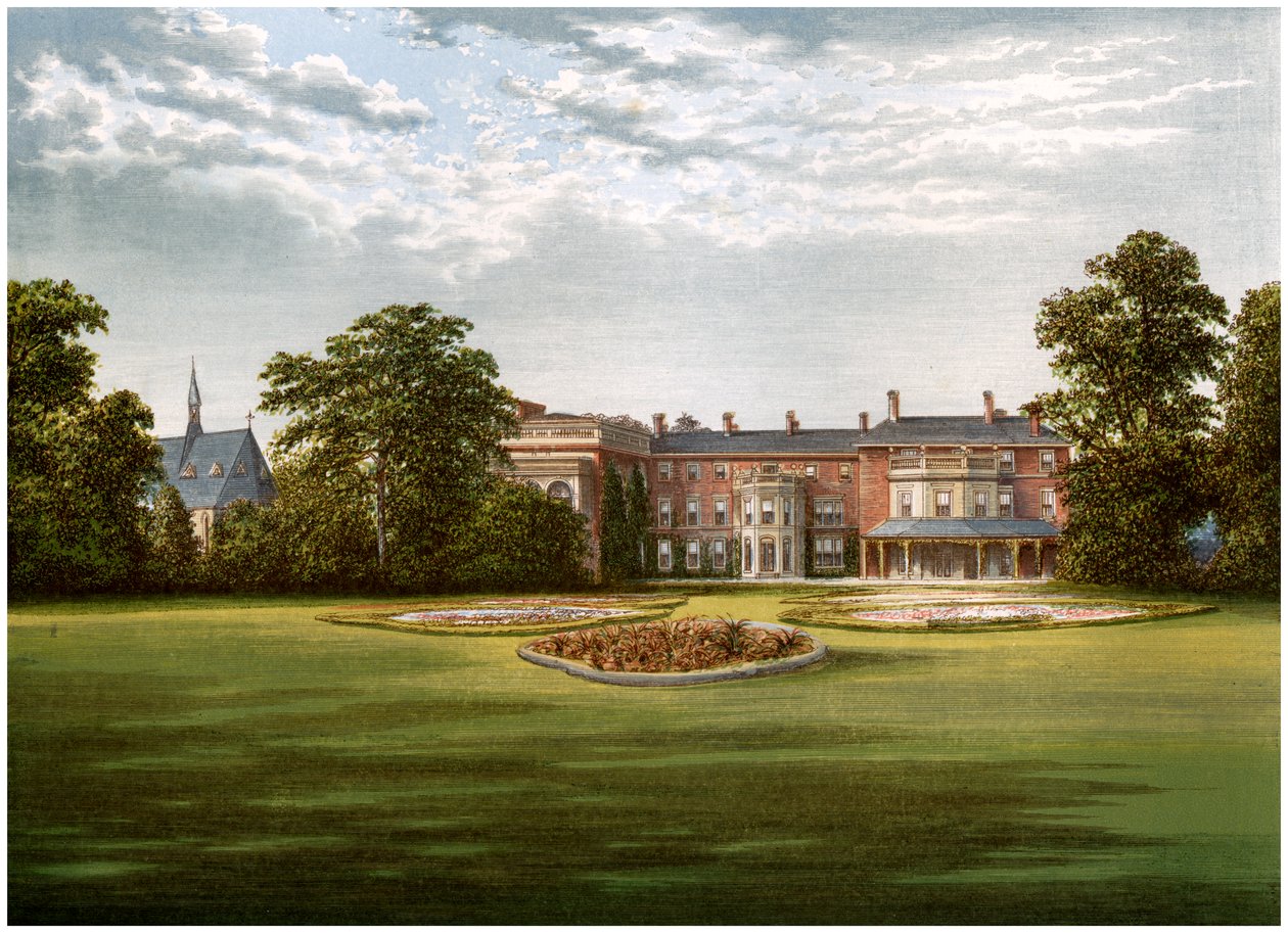 Rhydd Court, Worcestershire, hem för Baronet Lechmere, c1880 av Unbekannt