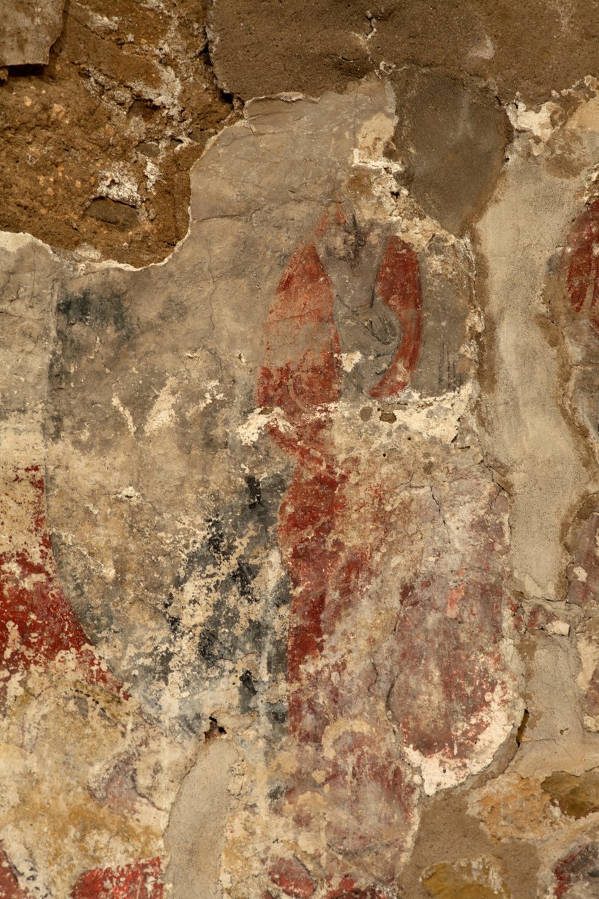 Ribelles. Kyrkan. Interiör. Apsiden. Väggmålningarna. Detalj. romansk. av Unbekannt