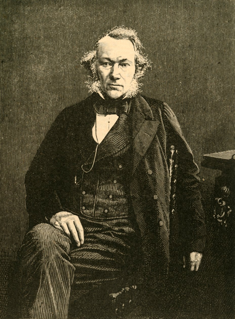 Richard Cobden, brittisk tillverkare och politiker, c1863 c1890. av Unbekannt