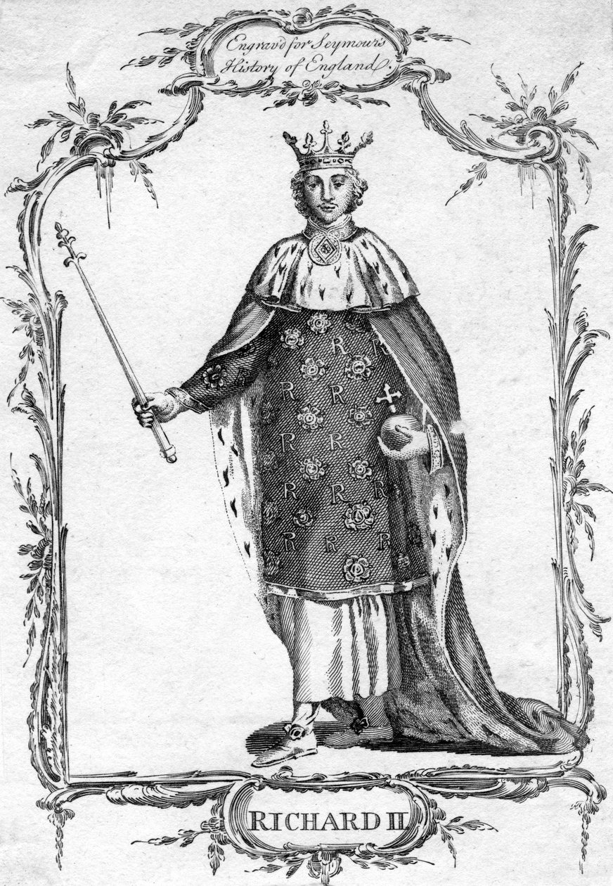 Richard II, kung av England, 1800-talet av Unbekannt