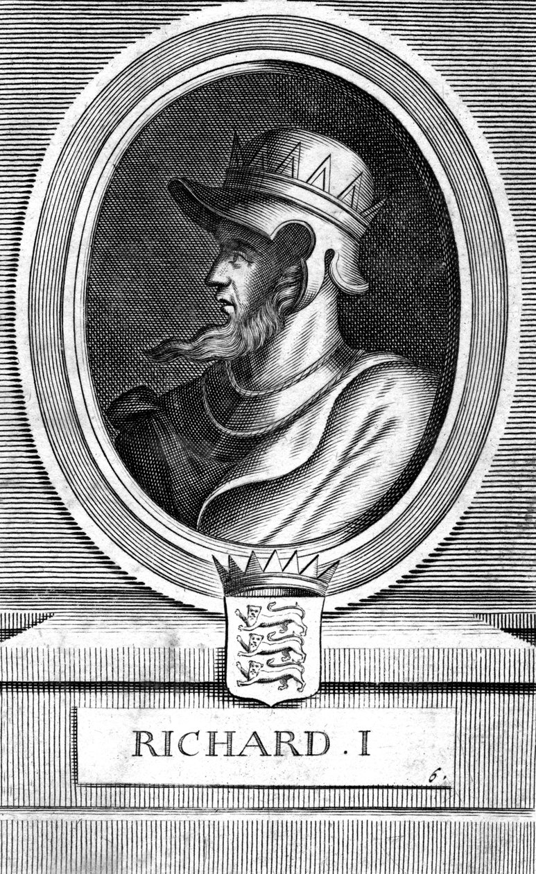 Richard I, kung av England, 1800-talet av Unbekannt