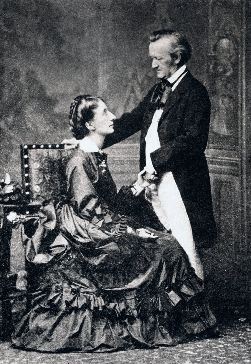 Richard och Cosima Wagner, sent 1800-tal av Unbekannt