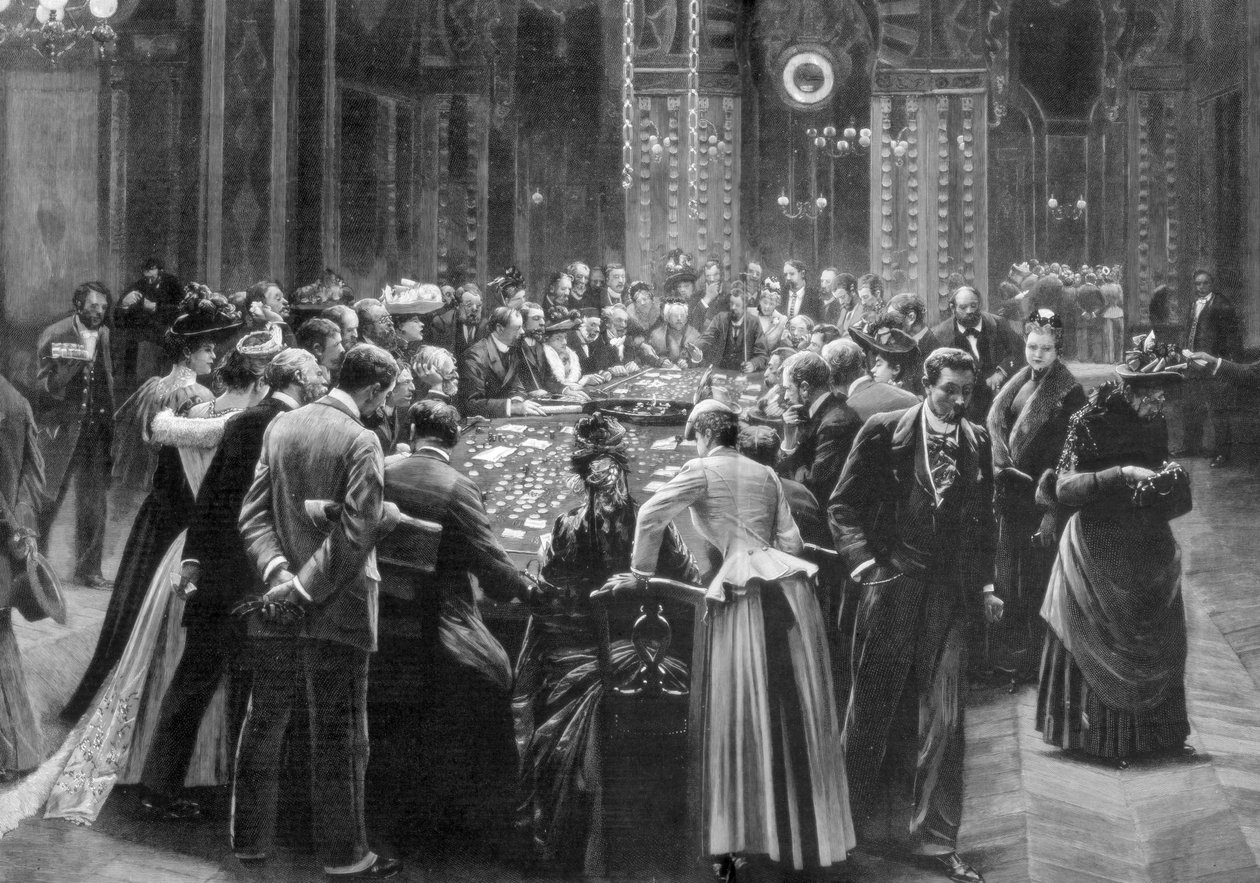 Ingenting går längre, spelrummen i Monte Carlo, Monaco, 1890 av Unbekannt