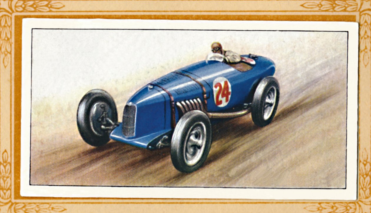Riley tvåliters racingmodell, c1936 av Unbekannt