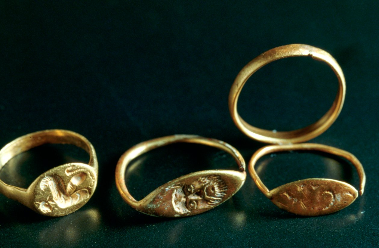 Ringar, smycken, Tunisien, 300-400-talet av Unbekannt
