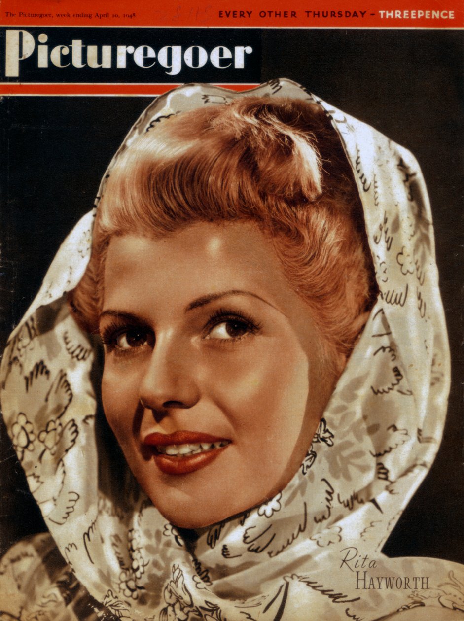 Rita Hayworth 1918-1987, amerikansk skådespelerska, 1948 av Unbekannt
