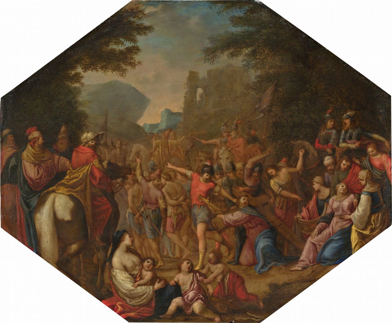 Vägen till Golgata, 16151620. av Unbekannt