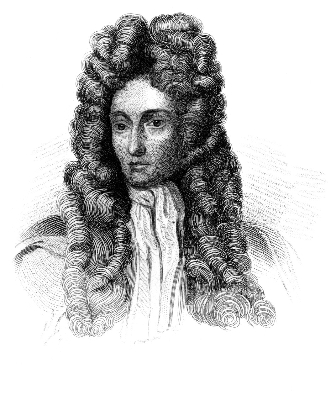 Robert Boyle, irländsk naturfilosof från 1600-talet, ca 1850 av Unbekannt