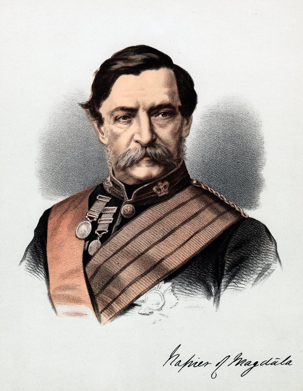 Robert Cornelius Napier, 1:e baron Napier av Magdala, brittisk soldat, c1880 av Unbekannt