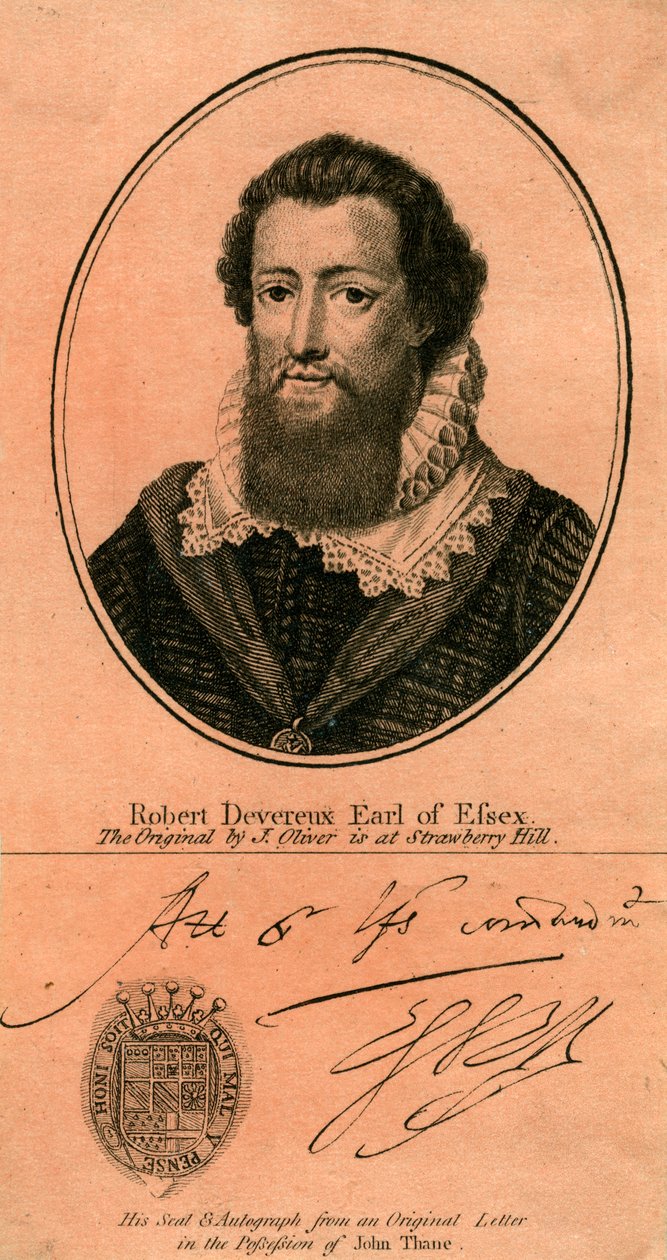 Robert Devereux, 2:e jarl av Essex av Unbekannt