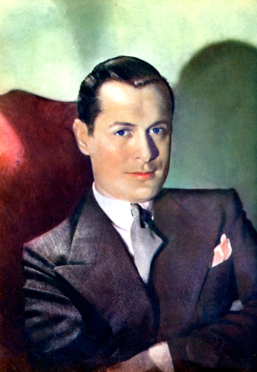 Robert Montgomery, amerikansk skådespelare och filmregissör, 1934-1935 av Unbekannt