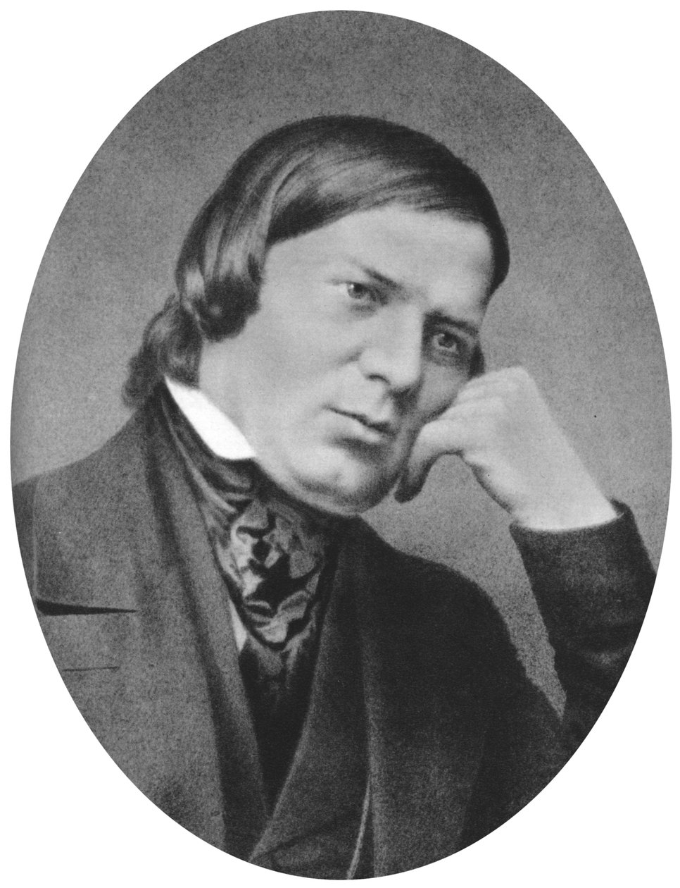 Robert Schumann 1810-1856 var en tysk kompositör, estet och inflytelserik musikkritiker av Unbekannt