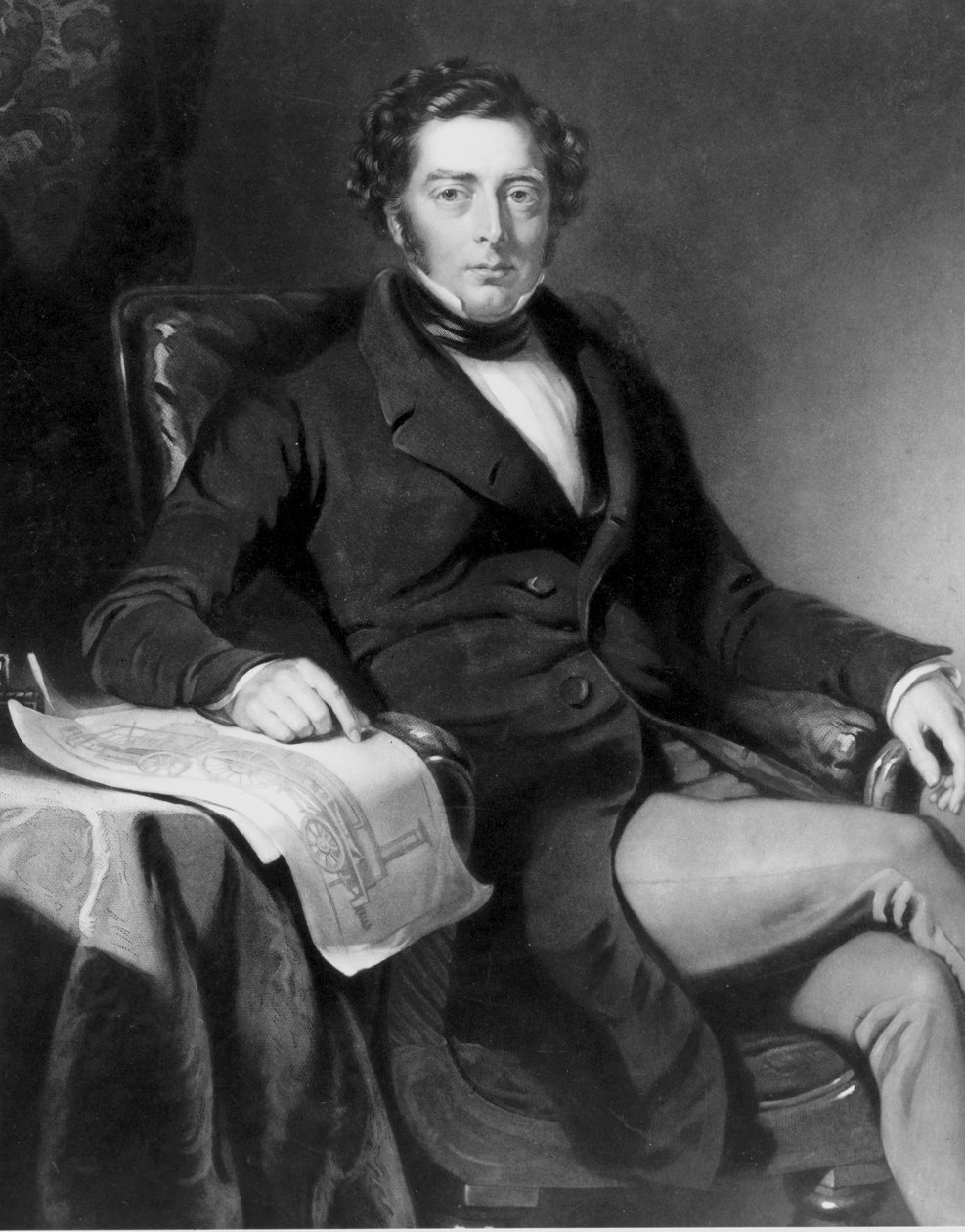 Robert Stephenson, engelsk maskin- och konstruktionsingenjör av Unbekannt