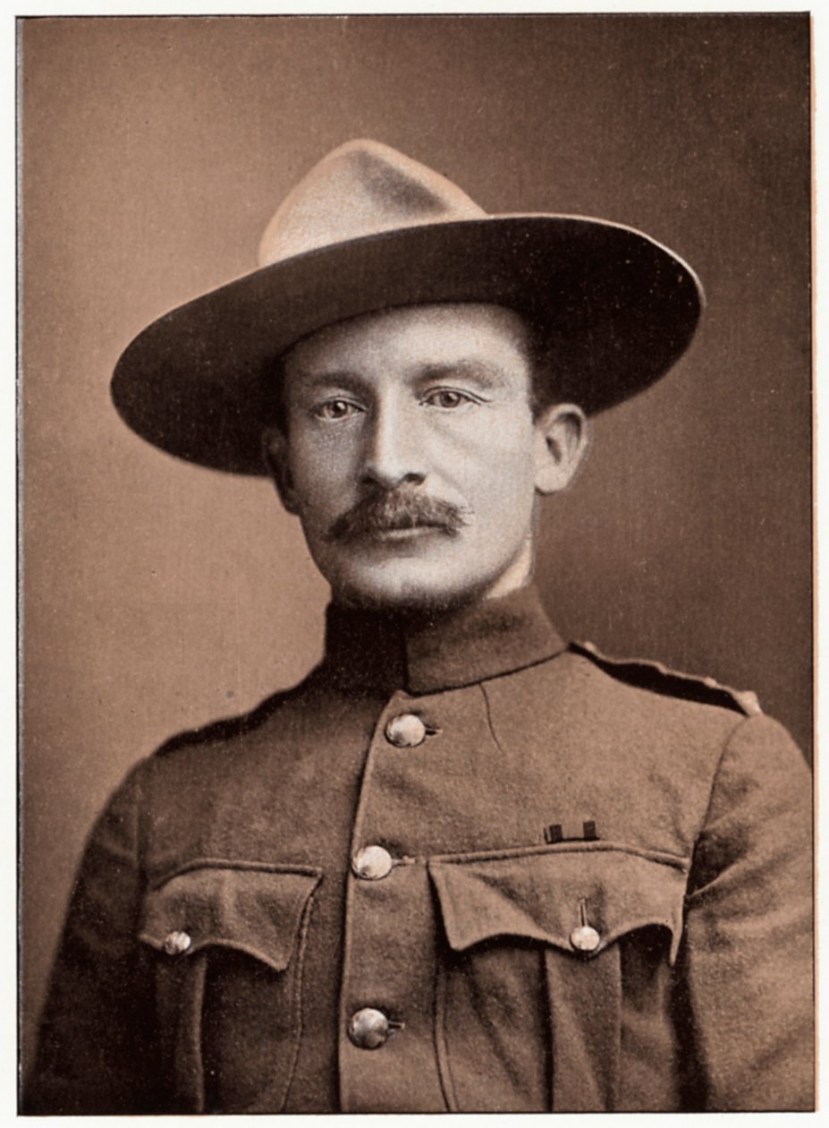 Robert Stephenson Smyth Baden-Powell, brittisk soldat, c1900. av Unbekannt