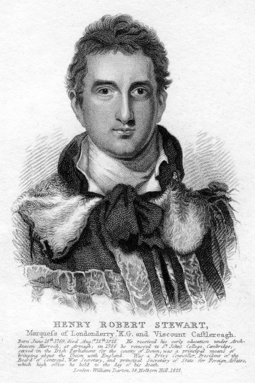 Robert Stewart, 1:a markis av Londonderry, 1822 av Unbekannt