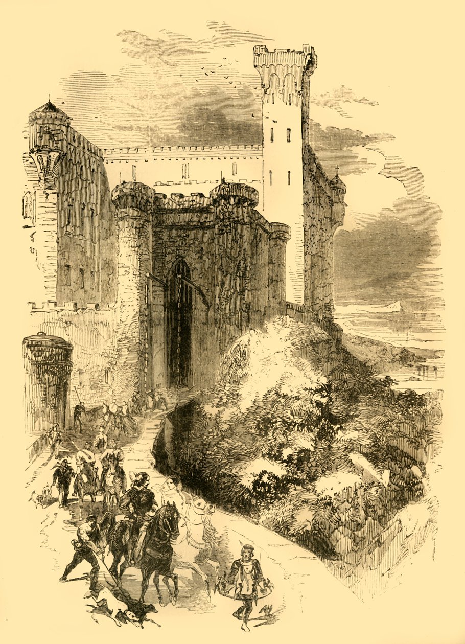 Robert av Normandie vid greven av Conversanos slott, c1890. av Unbekannt