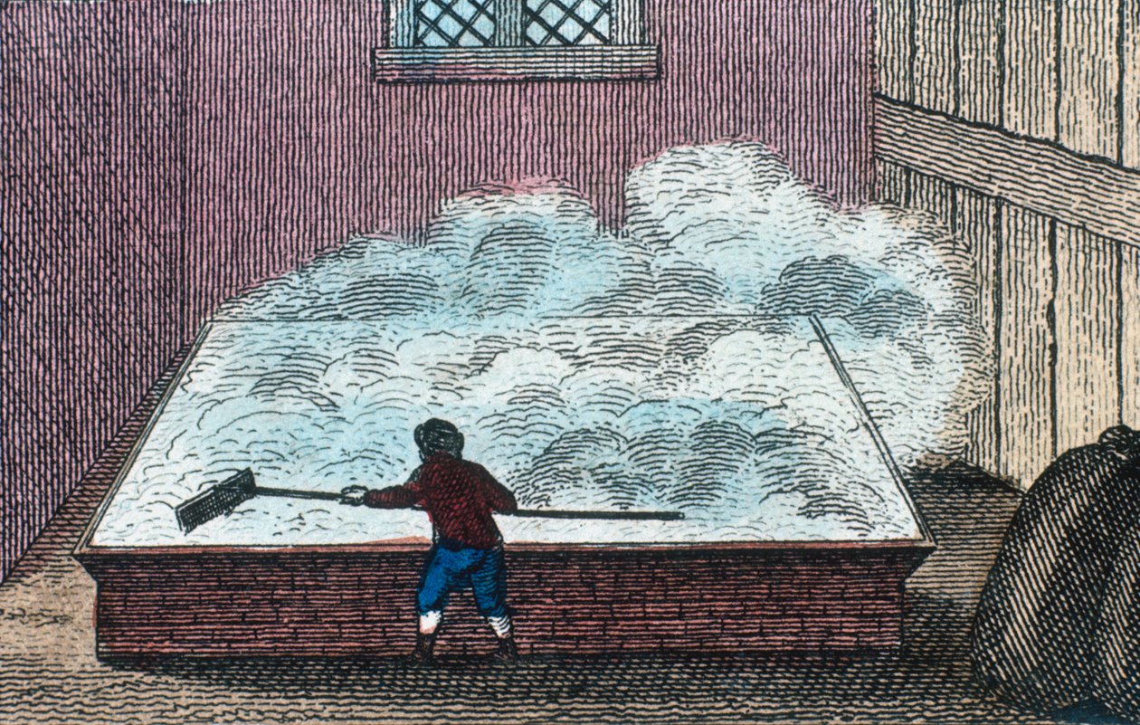 Stensalt: Raffineringssalt, Northwich, Cheshire, England, 1800-talet av Unbekannt