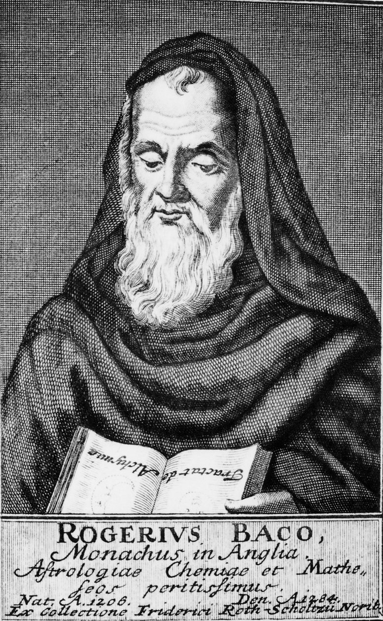 Roger Bacon, filosof och vetenskapsman, 1786 av Unbekannt