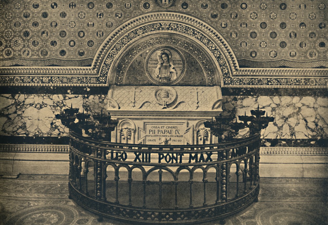 Roma - Basilica of St Lawrence. - Pius IX:s grav, 1910 av Unbekannt