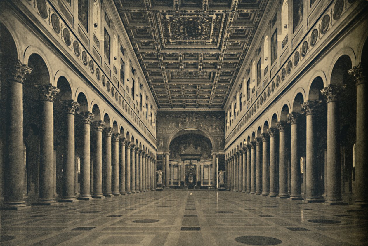 Roma - Basilica of St. Paul utanför murarna, 1910 av Unbekannt