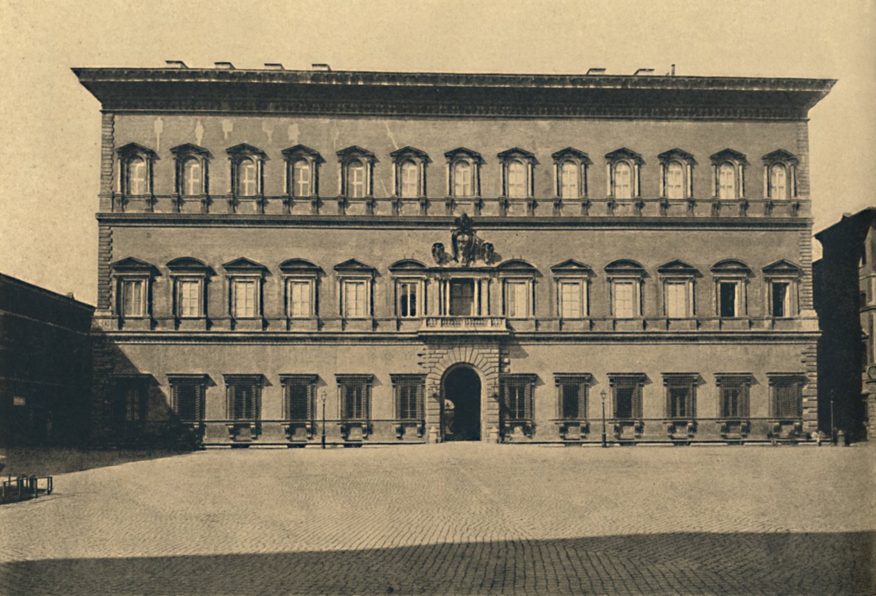 Roma - Farnese Palace, 1910 av Unbekannt