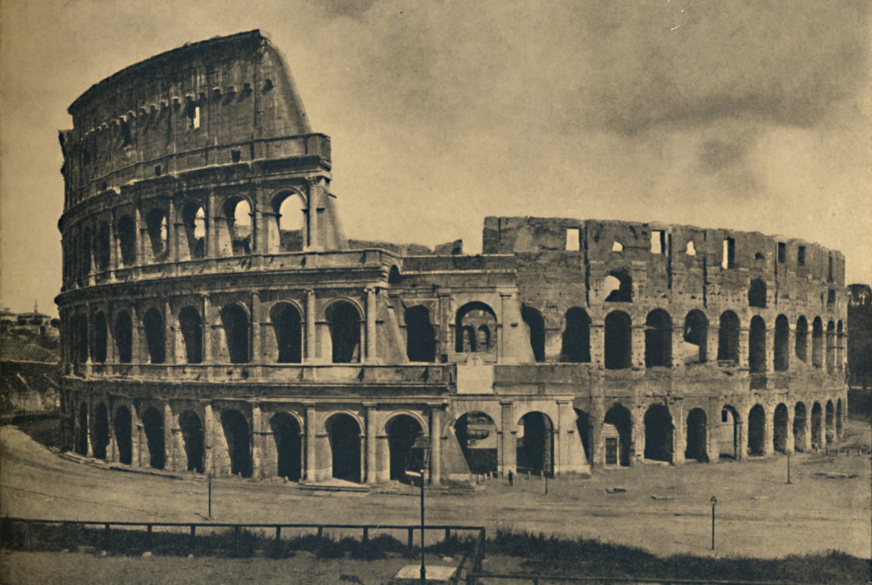 Roma - Flavisk amfiteater känd som Colosseum, 1910. av Unbekannt