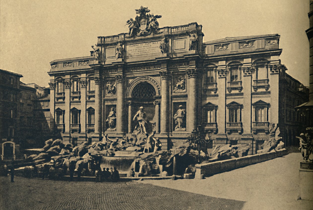 Roma - Fontänen i Trevi, 1910 av Unbekannt