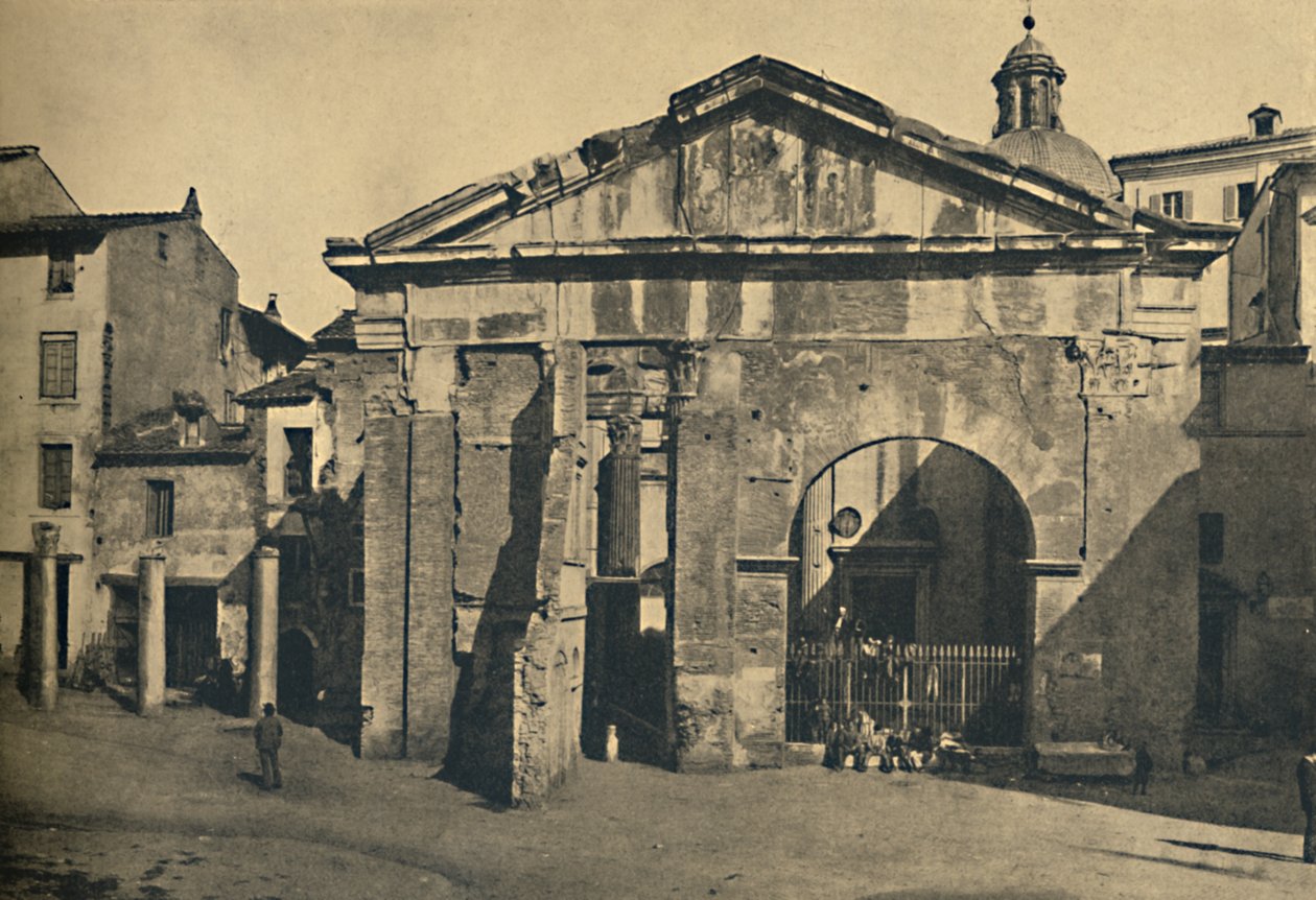 Roma - Portik av Octavia, 1910 av Unbekannt