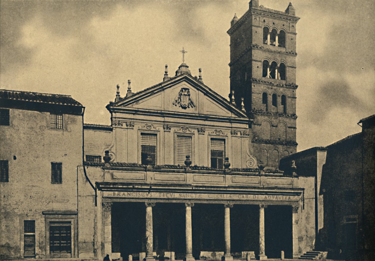 Roma - S:ta Cecilias kyrka, 1910 av Unbekannt