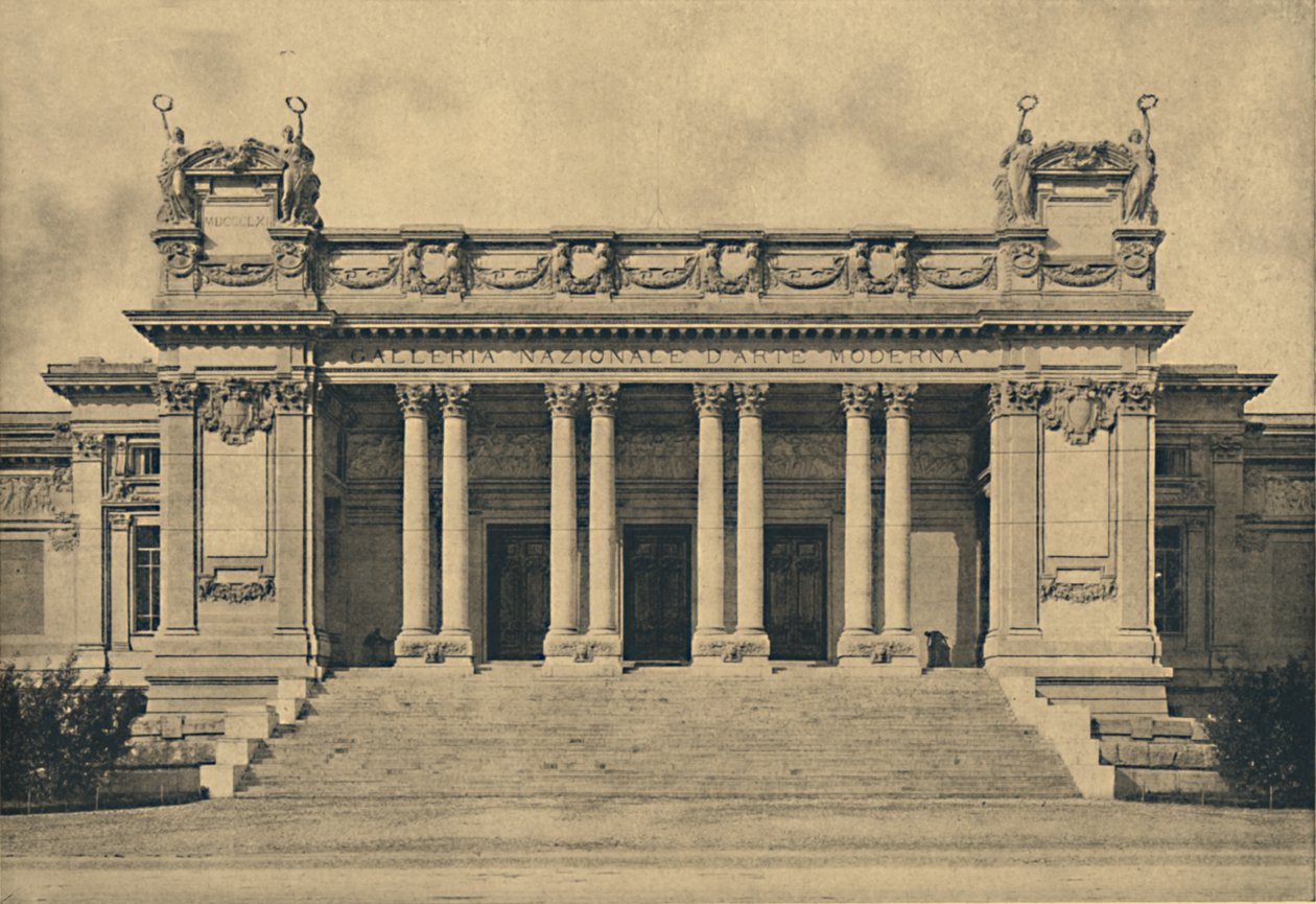 Rom - Valle Giulia. National Gallery of Modern Art. Bazzani, 1910, 1910 av Unbekannt