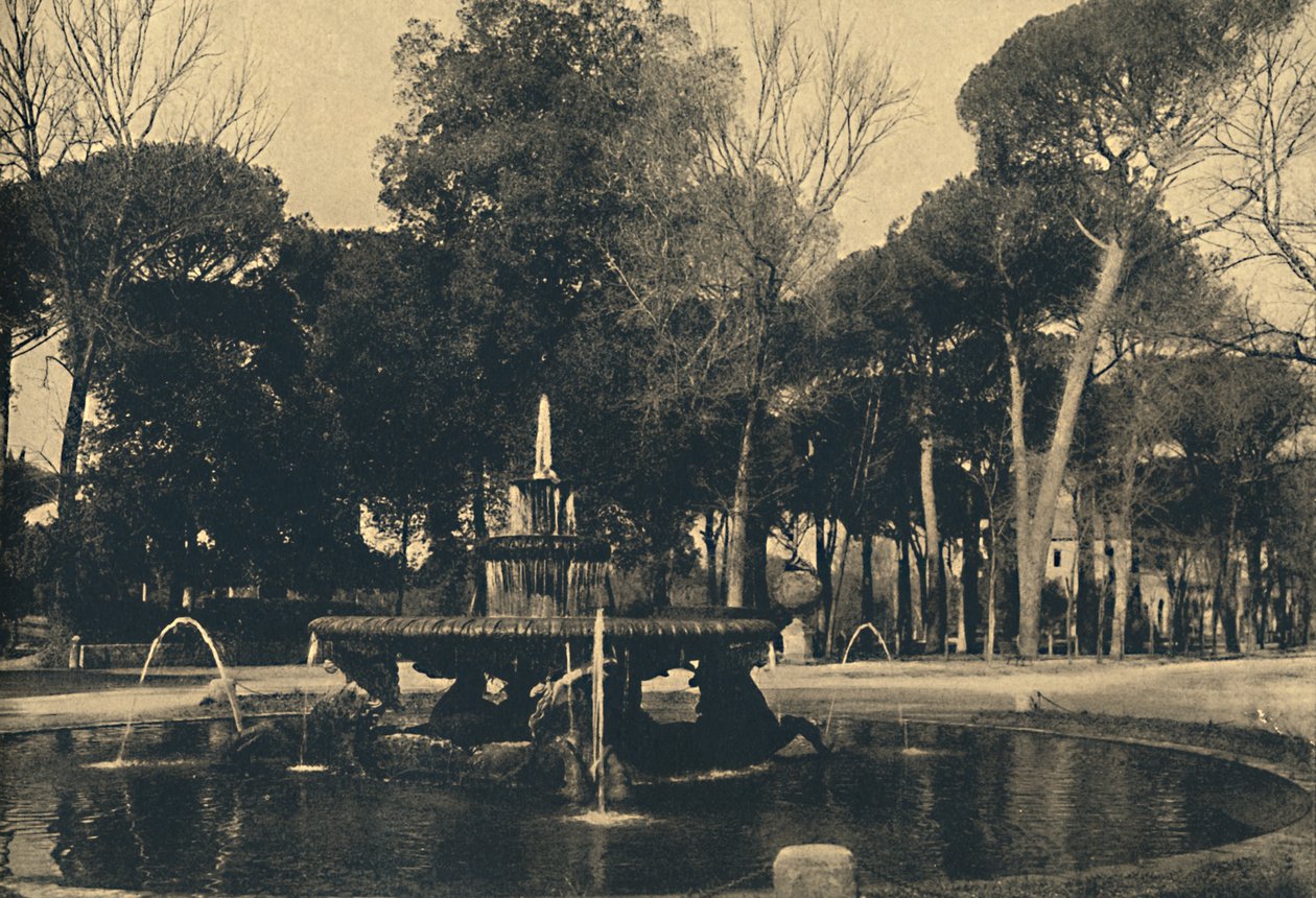 Roma - Villa Borghese - Sjöhästarnas fontän, 1910 av Unbekannt