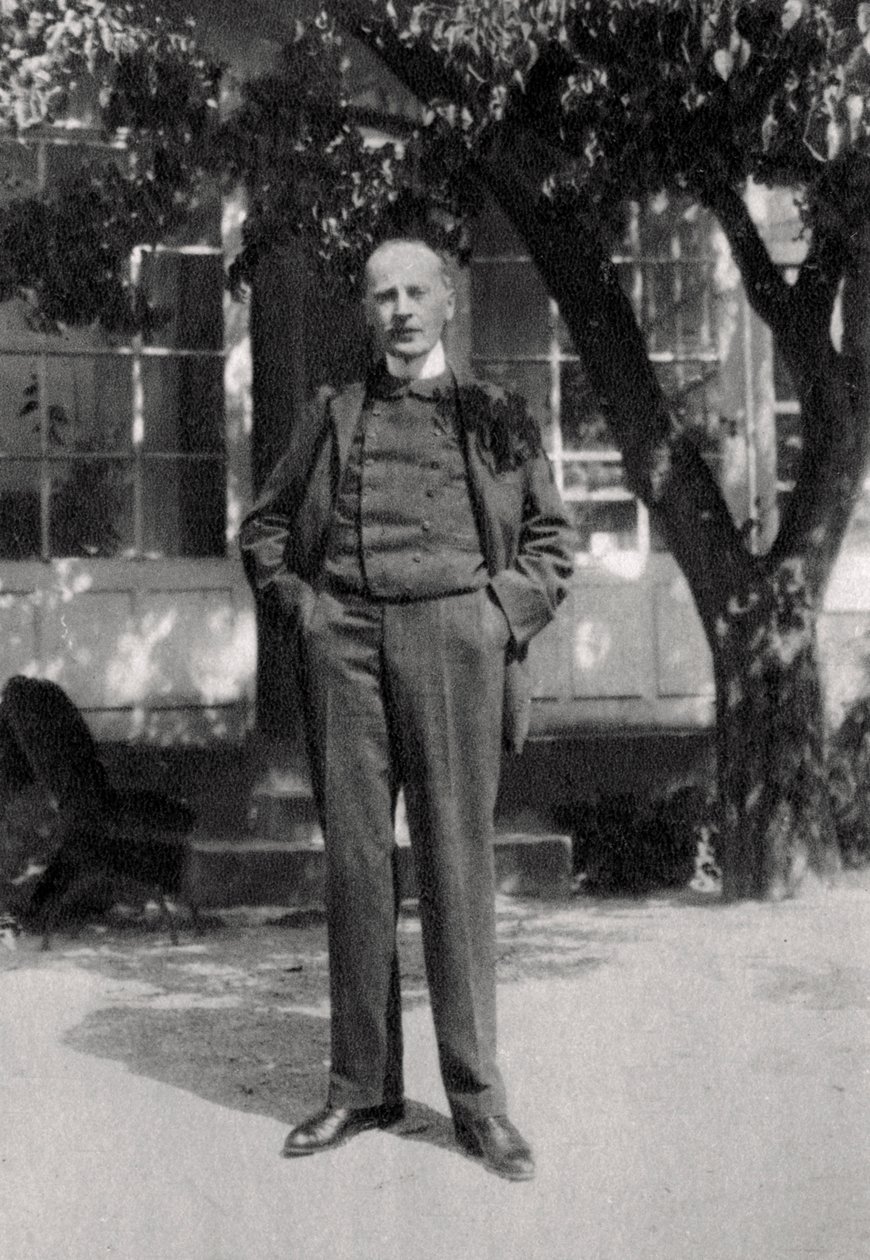 Romain Rolland, fransk dramatiker, författare, konsthistoriker och mystiker, 1921 av Unbekannt