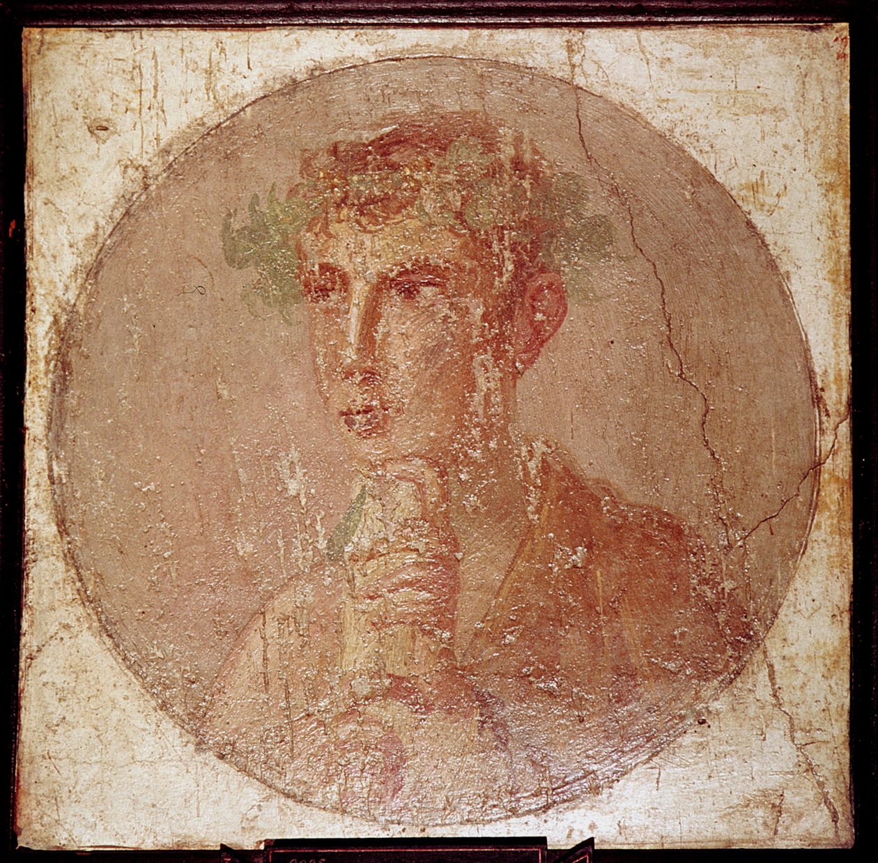 Romersk porträttmålning av en ung man, Pompeji, Italien av Unbekannt