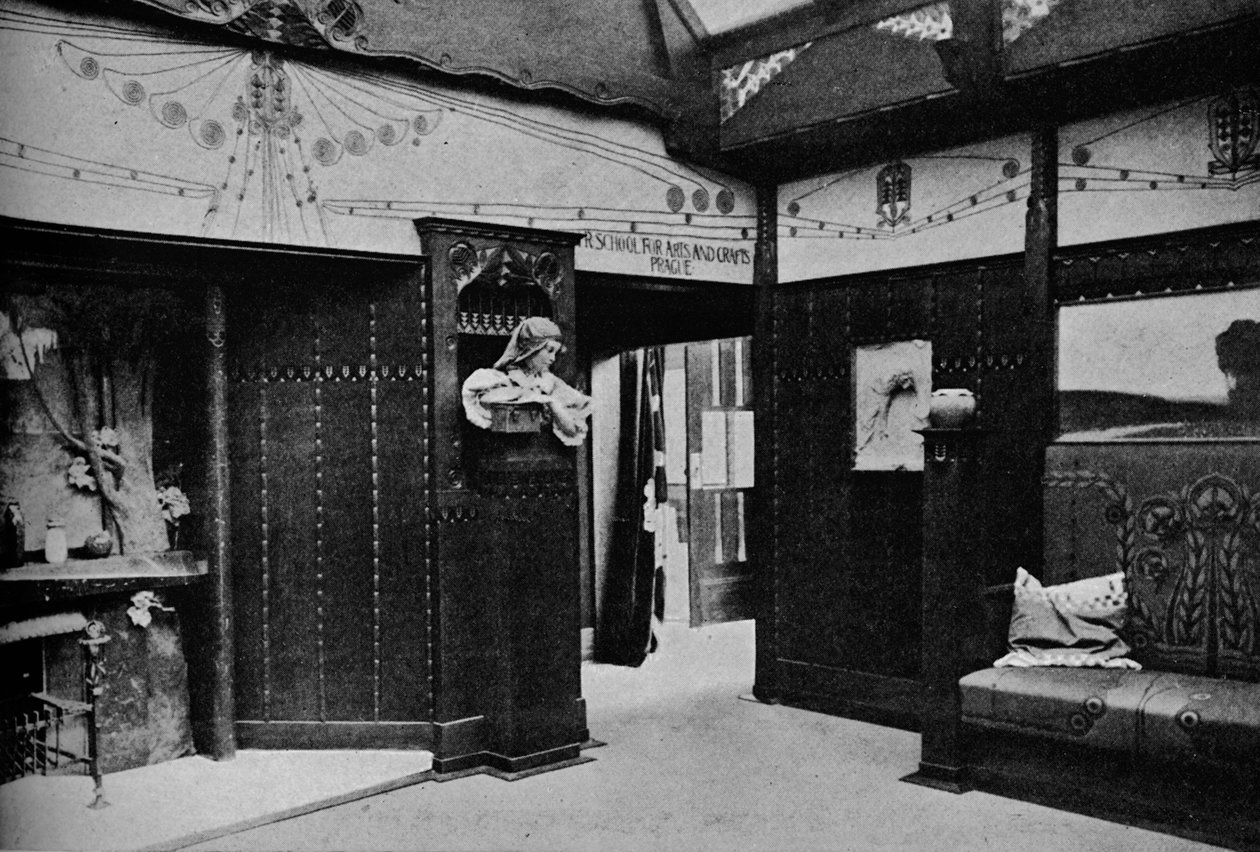 Rum på Prags konst- och hantverksskola, St. Louis, 1905 av Unbekannt
