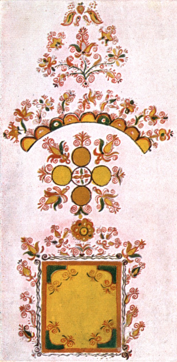 Rumsmålning, Mähren, Tjeckoslovakien, 1928. av Unbekannt