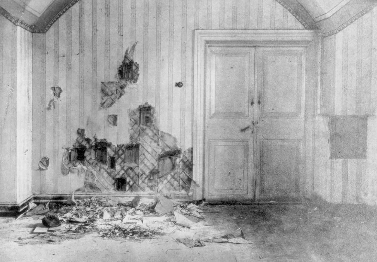 Rum där tsar Nicholas II och hans familj avrättades, Jekaterinburg, Ryssland, 17 juli 1918 av Unbekannt
